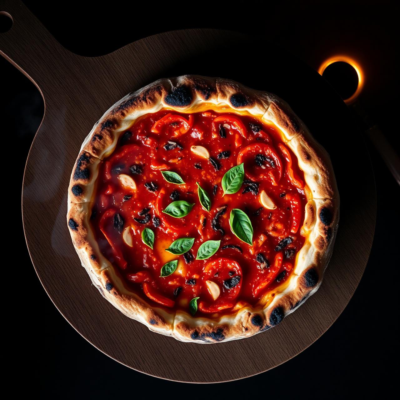 Marinara, no cheese, all dough.