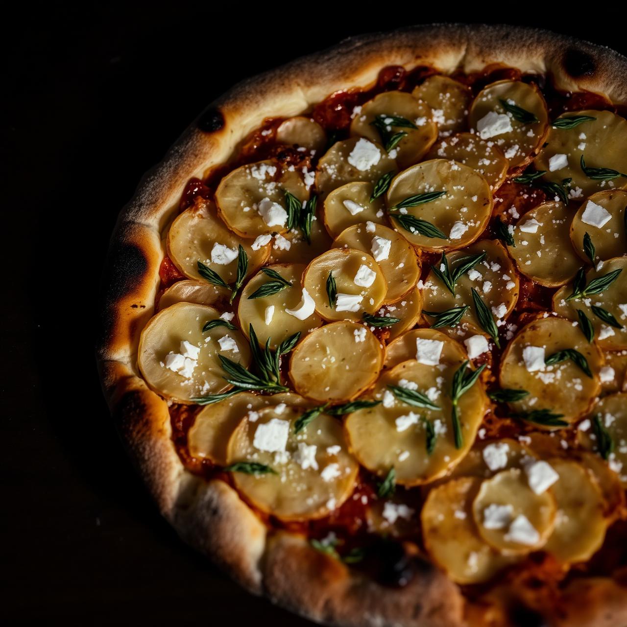 Patate e Rosmarino, Yukon potato, rosemary, Pecorino.