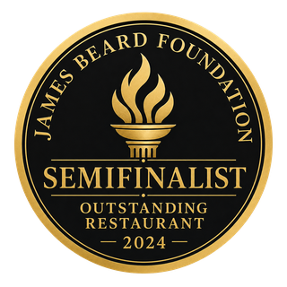 James Beard Foundation Semifinalist, Outstanding Restaurant 2024.