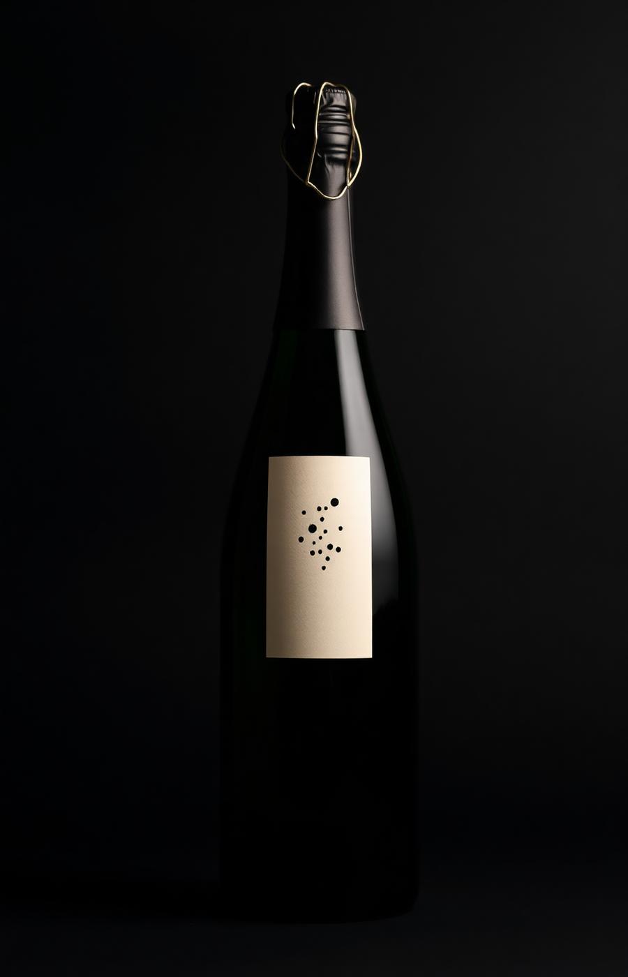 Ca' del Bosco-style grower Franciacorta Brut NV bottle.
