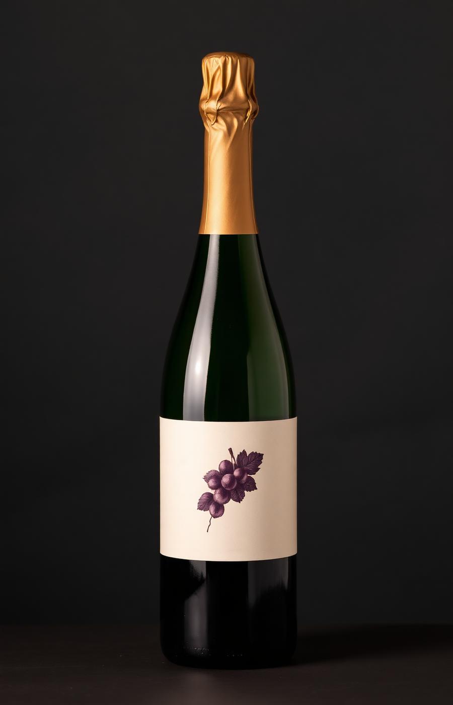 Cleto Chiarli-style grower Lambrusco di Sorbara, secco NV bottle.